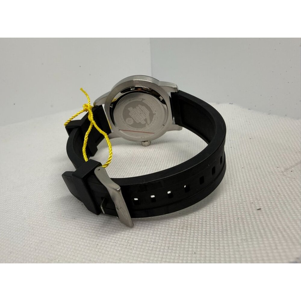 Invicta Mens Analog Watch With Black Silicone Strap & Stainless Steel Case - Picture 9 of 11